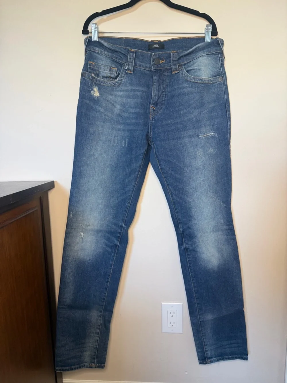 True Religion Men’s Relaxed Fit Jeans - Blue Denim